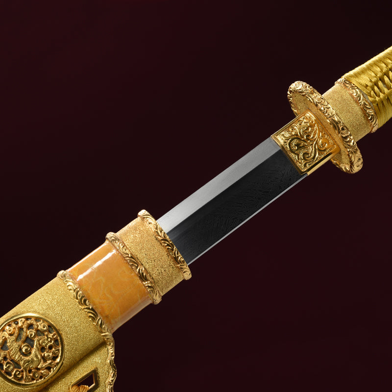 歸真環首刀包金絲絨｜沈廣隆