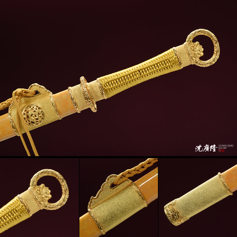 歸真環首刀包金絲絨｜沈廣隆