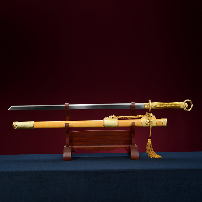 歸真環首刀包金絲絨｜沈廣隆