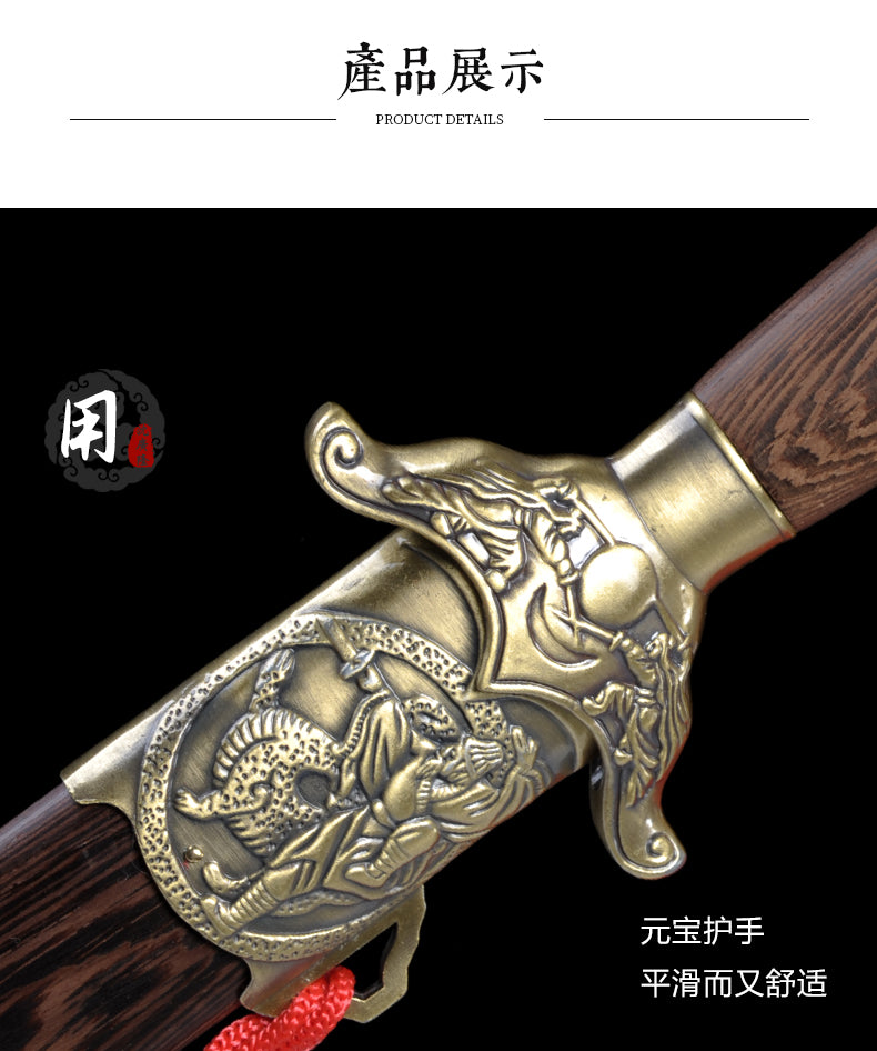 青銅武術太極劍｜沈廣隆｜握柄與裝具細節