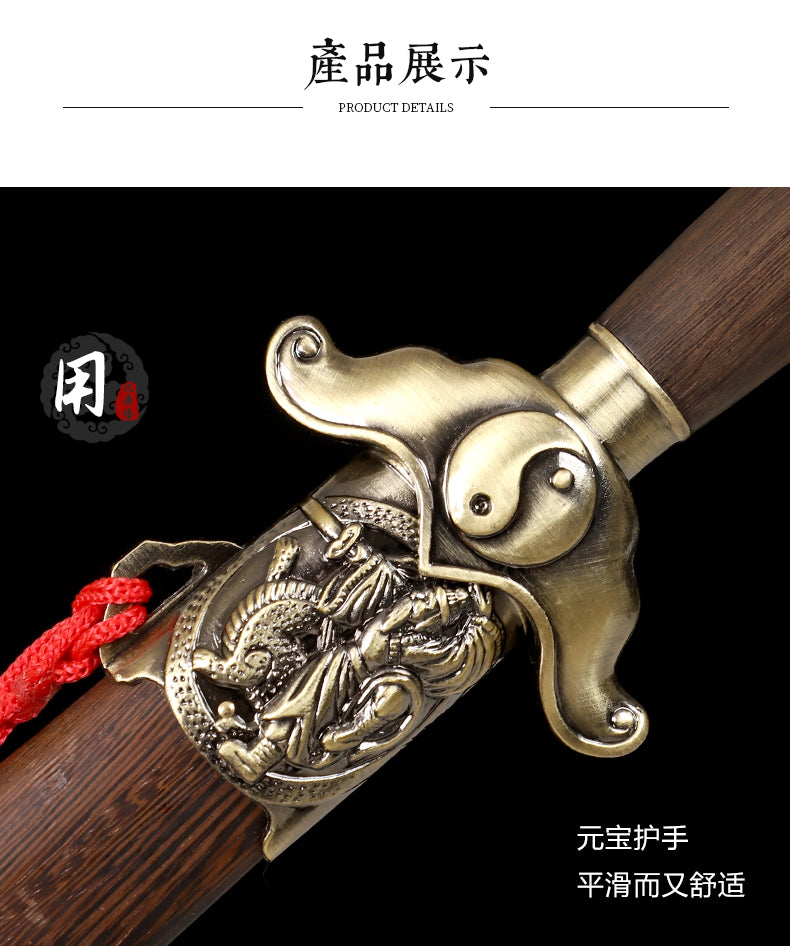青銅陰陽太極劍｜沈廣隆｜握柄與裝具細節