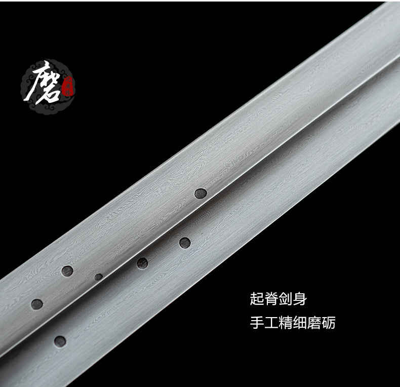 手工乾隆太極劍｜沈廣隆｜鞘身與配件細節