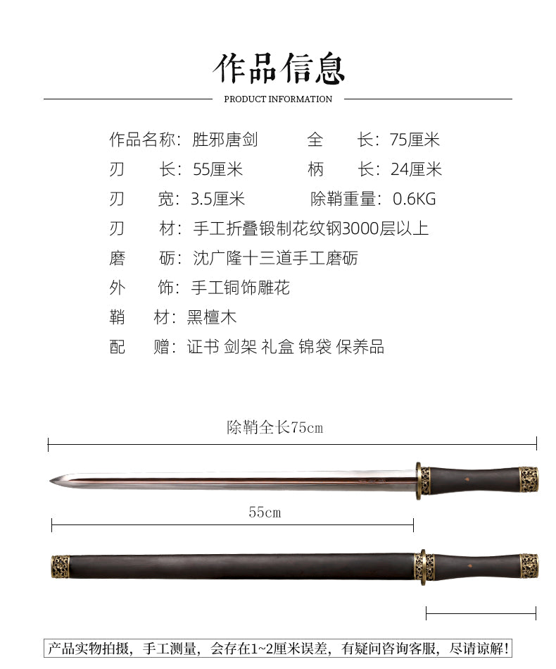 銅裝勝邪劍｜沈廣隆｜整體展示